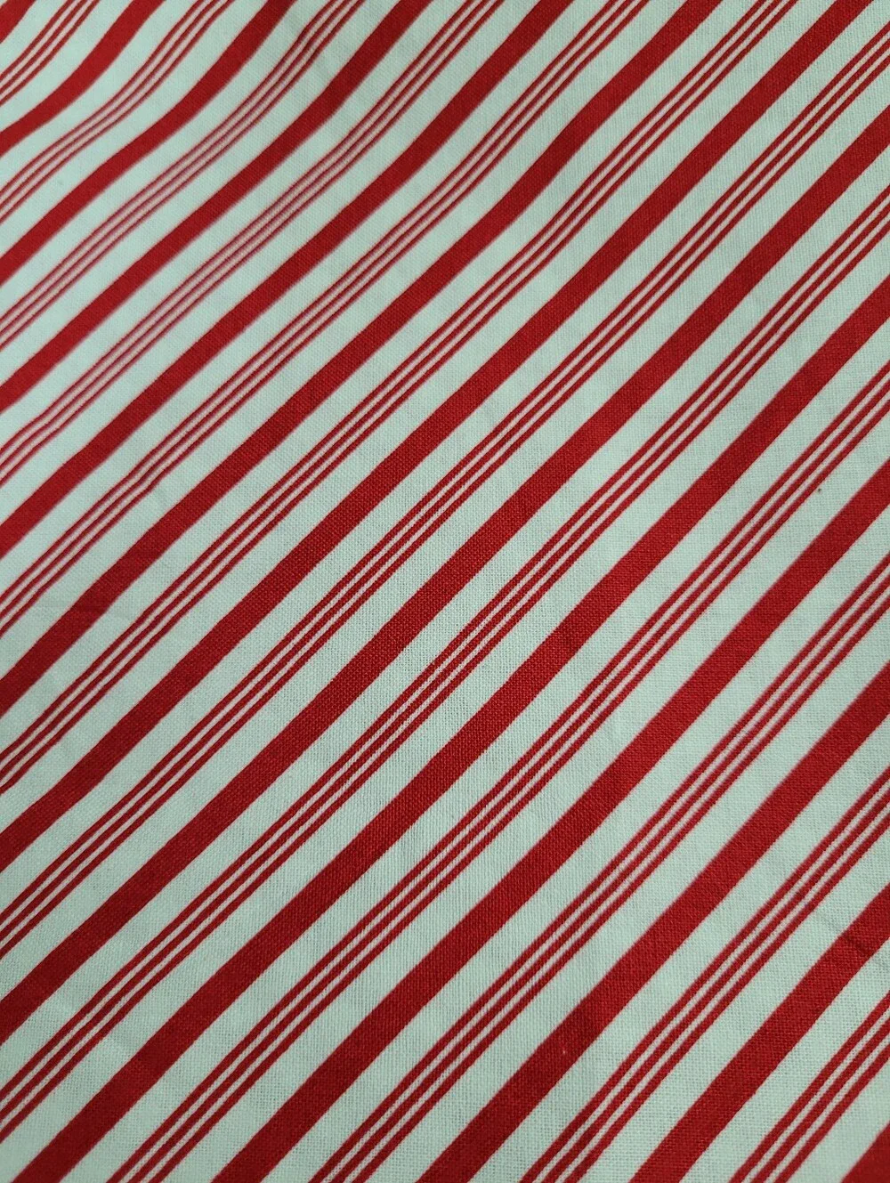 Brother Sister B42-Candy-P36 Red White Stripe Sewing Fabric (0996)